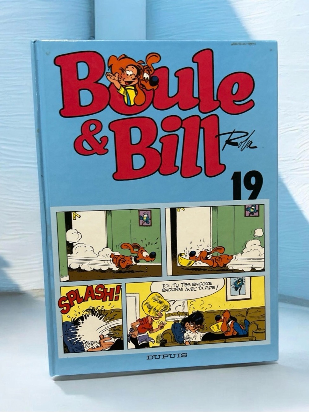 Boule & Bill Comic Book Hardcover #19 Vintage Collectible